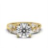 925 Sterling Silver Solitaire Diamond Ring