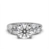 925 Sterling Silver Solitaire Diamond Ring - Image 6