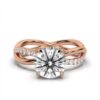 925 Sterling Silver Solitaire Diamond Ring