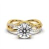 925 Sterling Silver Solitaire Diamond Ring - Image 4