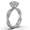 925 Sterling Silver Solitaire Diamond Ring - Image 7