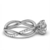 925 Sterling Silver Solitaire Diamond Ring - Image 8