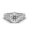 925 Sterling Silver Solitaire Diamond Ring