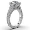 925 Sterling Silver Solitaire Diamond Ring - Image 3