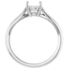 Gold-plated 925 Sterling Silver ring with a polished finish