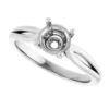 Classic solitaire ring with a clean, timeless design