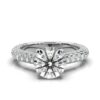 925 Sterling Silver Solitaire Diamond Ring