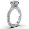 925 Sterling Silver Solitaire Diamond Ring - Image 3