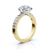 925 Sterling Silver Solitaire Diamond Ring - Image 3