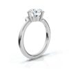 925 sterling silver ring featuring a slim 2 mm band
