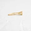Refined Sonnet Diamond Ring with bright CZ sparkle