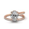925 Sterling Silver Split Shank Diamond Engagement Ring - Image 8