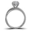 925 Sterling Silver Split Shank Diamond Engagement Ring - Image 9