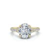 925 Sterling Silver Split Shank Diamond Engagement Ring - Image 6
