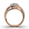925 Sterling Silver Split Shank Diamond Engagement Ring - Image 5