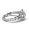 925 Sterling Silver Split Shank Diamond Engagement Ring - Image 8