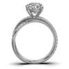 925 Sterling Silver Split Shank Diamond Engagement Ring - Image 9