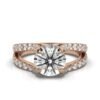 925 Sterling Silver Split Shank Diamond Engagment Ring - Image 4
