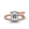 925 Sterling Silver Split Shank Diamond Ring - Image 4