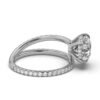 925 Sterling Silver Split Shank Diamond Ring - Image 9