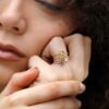 925 Sterling Silver Square Citrine Ring - Image 6