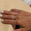 925 Sterling Silver Square Labradorite Ring - Image 6