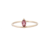 925 Sterling Silver Stackable Tourmaline Ring
