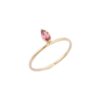 925 Sterling Silver Stackable Tourmaline Ring - Image 3