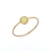 925 Sterling Silver Stackable Yellow Sapphire Ring - Image 3