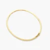 925 Sterling Silver Stacking Micro Pave Diamond Bangle 0.90 ctw - Image 6