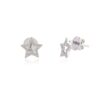 925 Sterling Silver Star Diamond Studs - Image 3