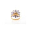 925 Sterling Silver Tanzanite And Diamond Cluster Ring - Image 4