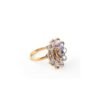 925 Sterling Silver Tanzanite And Diamond Cluster Ring - Image 5