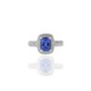 925 Sterling Silver Tanzanite And Diamond Ring - Image 2