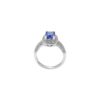 925 Sterling Silver Tanzanite And Diamond Ring - Image 5