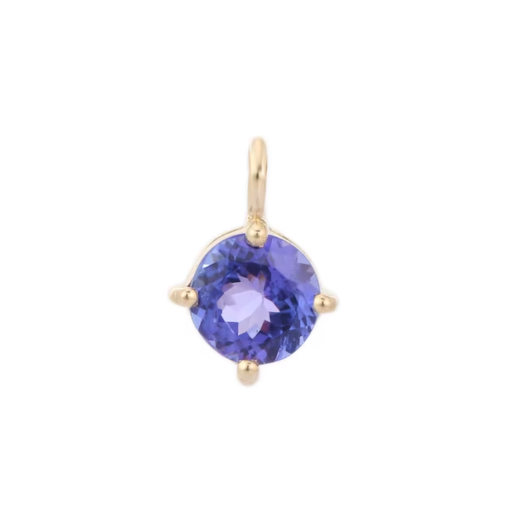 925 Sterling Silver Tanzanite Gemstone Pendant