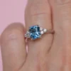 925 sterling silver ring with thick gold plating