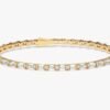925 Sterling Silver Tennis Diamond Bracelet for Women - Image 2