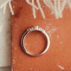 Elegant band ring with balanced silhouette and marquise detail