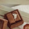 Marquise band ring designed for everyday or occasion wear