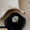 925 Sterling Silver The Ray .89 ct Oval Emerald Ring - Image 3
