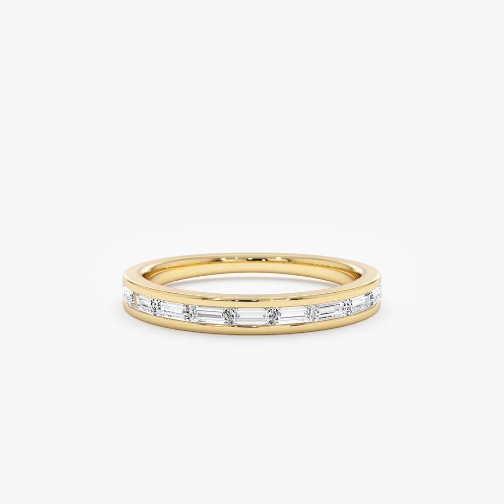 925 Sterling Silver Thick Diamond Channel Set Ring