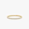 925 Sterling Silver Thin Diamond Eternity Band