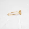 925 Sterling Silver Threaded Ring, 0.7ct. Oval Cut Diamond - Image 3