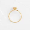 925 Sterling Silver Threaded Ring, Oval Cut Diamond - Image 4
