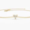 Sterling silver bracelet with thick gold plating