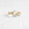 Sterling silver ring with pave-set Premium CZ Diamond stones