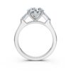 Engagement ring featuring a 2ct Premium CZ Diamond