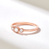 Delicate ring with a 1.50 mm band and 4.03 mm top width