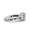 925 Sterling Silver Three Stone Diamond Engagement Ring - Image 4